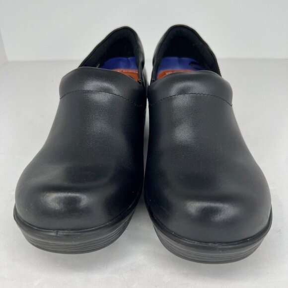 Dr Scholls Womens Size 8 Career Black Dynamo Slip Resistant Gel Cushion Clogs - Picture 3 of 9